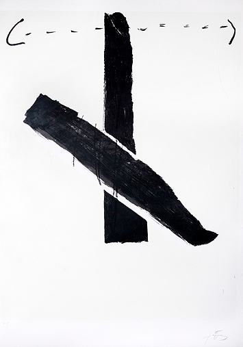 Antoni Tápies, o. T., 1967, Lithografie